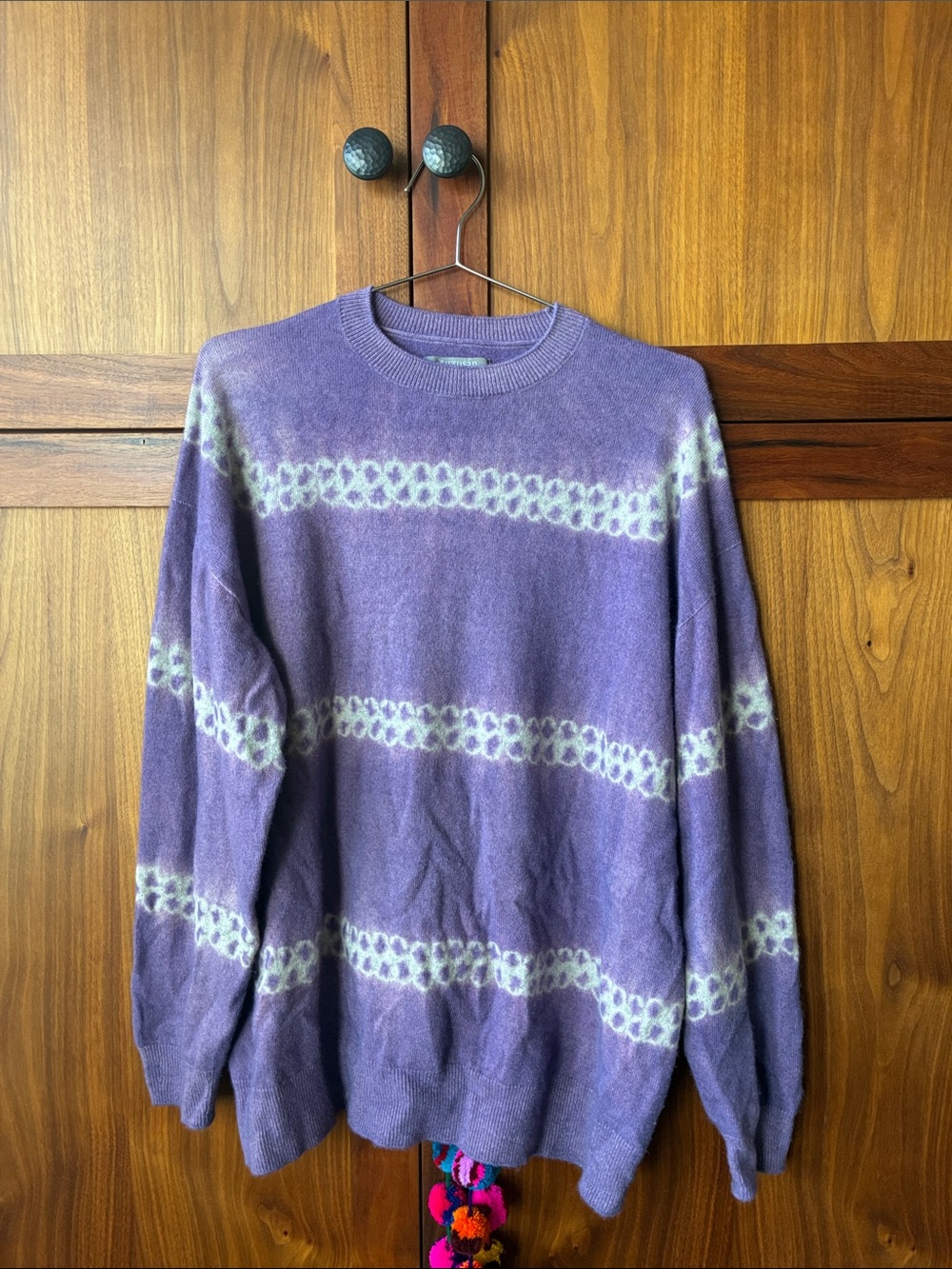 Purple cashmere sweater, beautiful condition